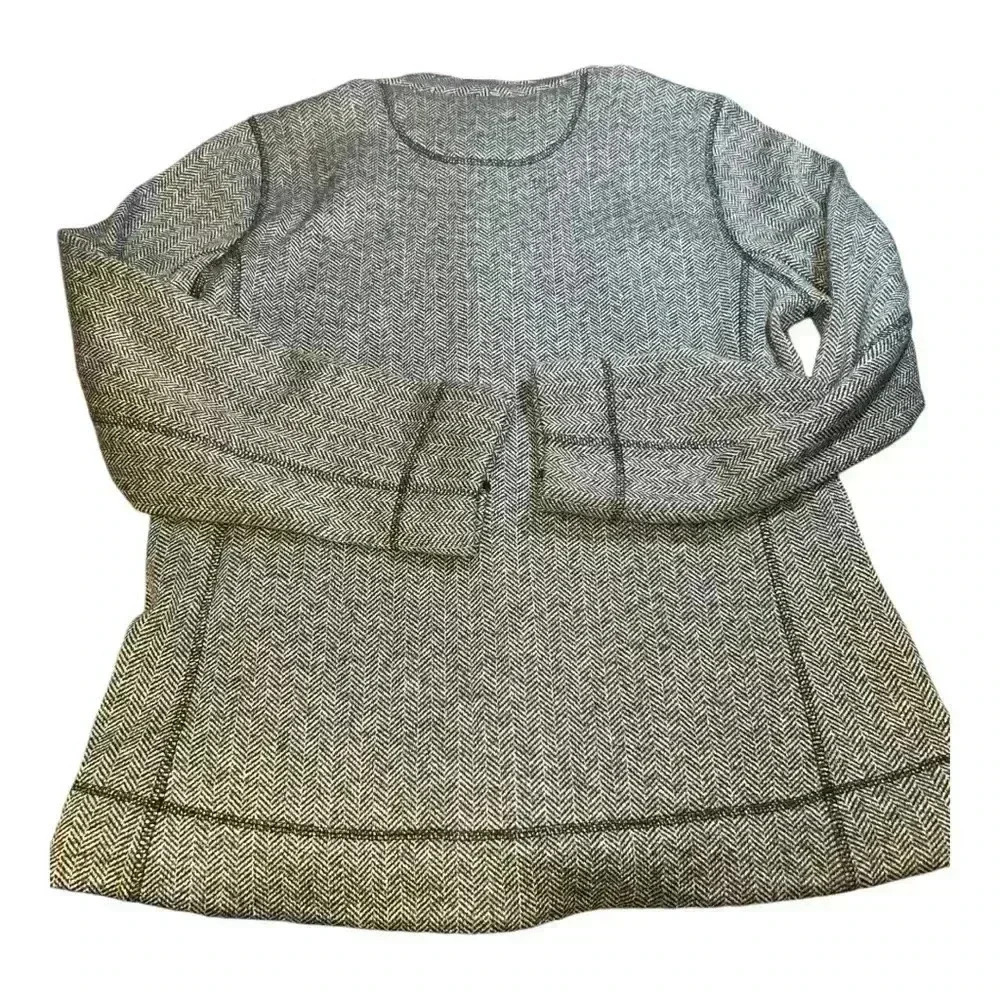 Andrew Marc New York Jacket Womens L Large Gray Full Zip Mock Neck Pockets - Picture 6 of 14